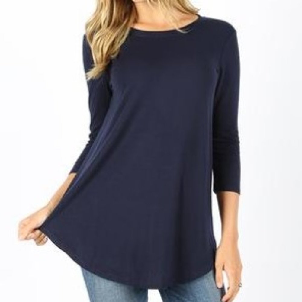 Basic 3/4 sleeve top